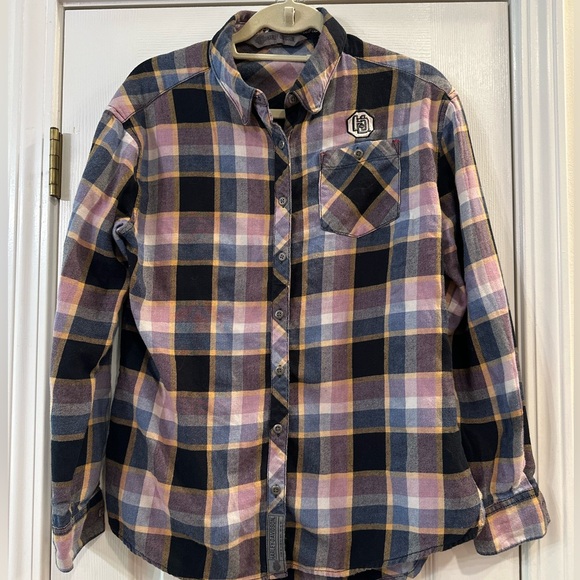 Harley Davidson More than a Machine flannel Button down Shirt - Picture 1 of 6